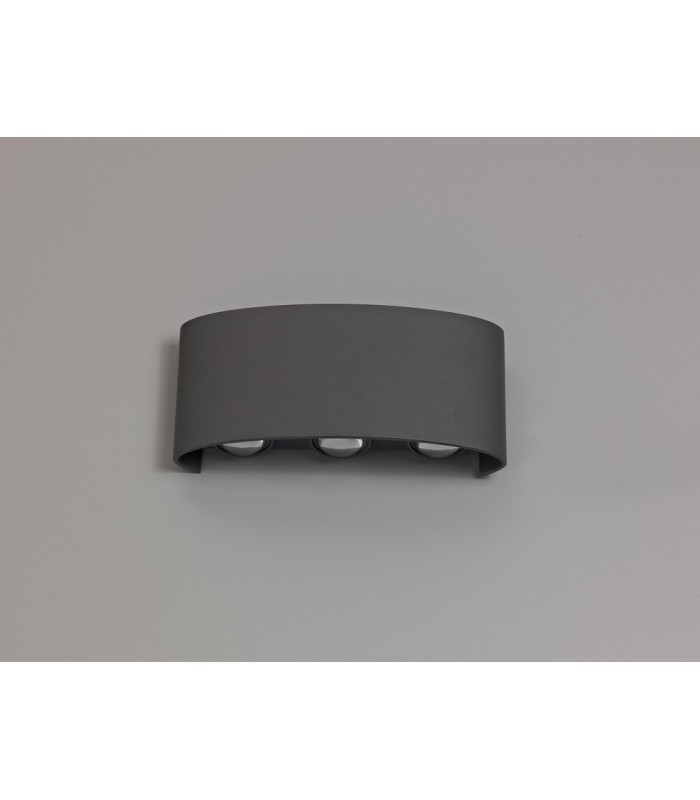 LED Up & Downward Lighting Wall Light, 6W, 3000K, Anthracite, 500lm, IP54 - 3