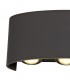 LED Up & Downward Lighting Wall Light, 6W, 3000K, Anthracite, 500lm, IP54 - 5