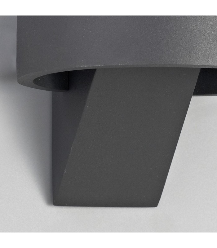 LED Up & Downward Lighting Wall Light, 6W, 3000K, Anthracite, 520lm, IP54 - 11