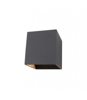 LED Up & Downward Lighting Wall Light 2x3W, 3000K Anthracite, 410lm, IP54 - 1