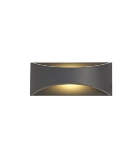 LED Up & Downward Lighting Wall Light 6W, 3000K, Anthracite, 375lm, IP54 - 1