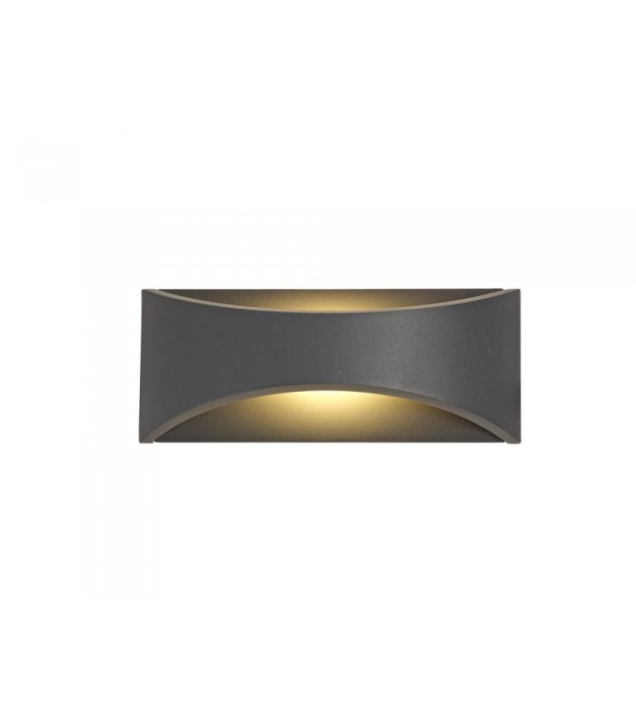 LED Up & Downward Lighting Wall Light 6W, 3000K, Anthracite, 375lm, IP54 - 1