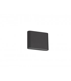 LED Up & Downward Lighting Small Wall Light 2x3W, 3000K, 350lm, Anthracite, IP54 - 1