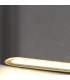 LED Up & Downward Lighting Large Wall Light 2x6W, 3000K, 452lm, Anthracite, IP54 - 6