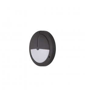 Eyelid Bulkhead Wall Lamp, 1 Light E27, Anthracite, IP54 - 1