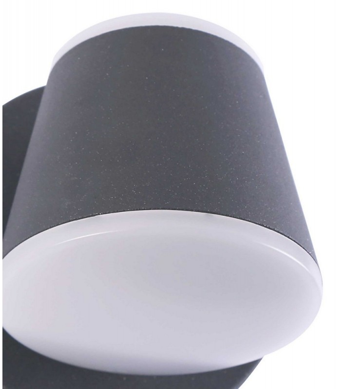LED Wall Down Light 12W, 3000K, Anthracite, 590lm, IP54 - 5