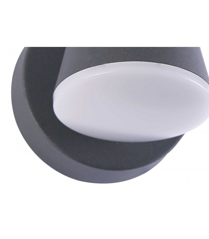 LED Wall Down Light 12W, 3000K, Anthracite, 590lm, IP54 - 6
