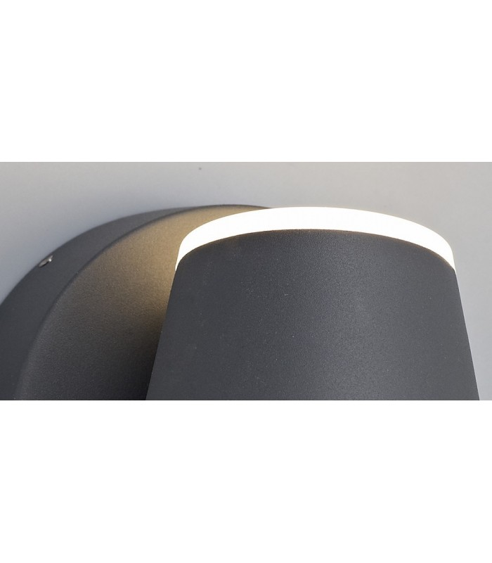 LED Wall Down Light 12W, 3000K, Anthracite, 590lm, IP54 - 9