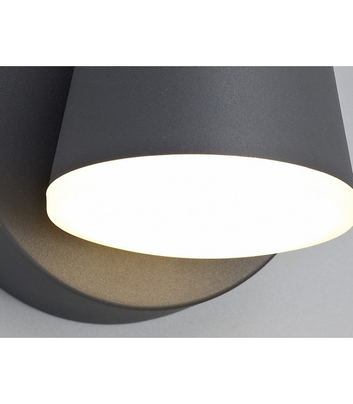 LED Wall Down Light 12W, 3000K, Anthracite, 590lm, IP54 - 10
