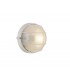Round Wall, Ceiling Bulkhead Lamp, 1 Light E27, IP44, White, Glass - 1