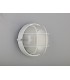 Round Wall, Ceiling Bulkhead Lamp, 1 Light E27, IP44, White, Glass - 3
