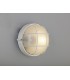 Round Wall, Ceiling Bulkhead Lamp, 1 Light E27, IP44, White, Glass - 5