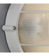 Round Wall, Ceiling Bulkhead Lamp, 1 Light E27, IP44, White, Glass - 6
