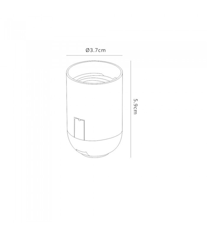 E27 White Lampholder - 2