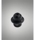 E27 Black Continental Lampholder With Shade Ring - 6