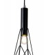 Linear Ceiling Cluster Pendant 3 Light E27 Black - 10