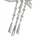 Ceiling Chandelier Pendant 3 Light E14 Polished Chrome, Crystal - 8