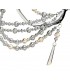 Ceiling Chandelier Pendant 3 Light E14 Polished Chrome, Crystal - 9