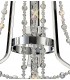 Ceiling Chandelier Pendant 3 Light E14 Polished Chrome, Crystal - 10
