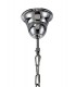Ceiling Chandelier Pendant 6 Light E14 Polished Chrome, Crystal - 4