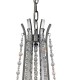 Ceiling Chandelier Pendant 6 Light E14 Polished Chrome, Crystal - 5