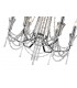 Ceiling Chandelier Pendant 6 Light E14 Polished Chrome, Crystal - 6