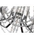 Ceiling Chandelier Pendant 6 Light E14 Polished Chrome, Crystal - 8