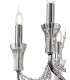 Ceiling Chandelier Pendant 6 Light E14 Polished Chrome, Crystal - 9