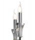 Ceiling Chandelier Pendant 8 Light E14 Polished Chrome, Crystal - 11