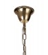 Ceiling Chandelier Pendant 3 Light E14 French Gold, Crystal - 5