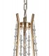 Ceiling Chandelier Pendant 3 Light E14 French Gold, Crystal - 6