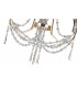 Ceiling Chandelier Pendant 3 Light E14 French Gold, Crystal - 7