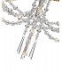 Ceiling Chandelier Pendant 3 Light E14 French Gold, Crystal - 9