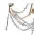 Ceiling Chandelier Pendant 3 Light E14 French Gold, Crystal - 10