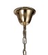 Ceiling Chandelier Pendant 6 Light E14 French Gold, Crystal - 5
