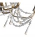 Ceiling Chandelier Pendant 6 Light E14 French Gold, Crystal - 9