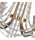 Ceiling Chandelier Pendant 6 Light E14 French Gold, Crystal - 10