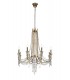 Ceiling Chandelier Pendant 8 Light E14 French Gold, Crystal - 1