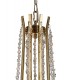 Ceiling Chandelier Pendant 8 Light E14 French Gold, Crystal - 6
