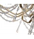 Ceiling Chandelier Pendant 8 Light E14 French Gold, Crystal - 9