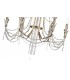 Ceiling Chandelier Pendant 6+3+3 Light E14 French Gold, Crystal - 7