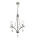 Ceiling Pendant 3 Light E14 Polished Chrome, Crystal With Clear Glass - 1