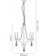 Ceiling Pendant 3 Light E14 Polished Chrome, Crystal With Clear Glass - 2