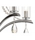 Ceiling Pendant 5 Light E14 Polished Chrome, Crystal With Clear Glass - 10