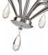 Ceiling Pendant 8 Light E14 Polished Chrome, Crystal With Clear Glass - 9