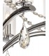Ceiling Pendant 8 Light E14 Polished Chrome, Crystal With Clear Glass - 10