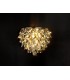 Wall Lamp, 1 Light E14, French Gold, Crystal - 3