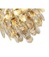 Wall Lamp, 1 Light E14, French Gold, Crystal - 6