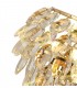 Wall Lamp, 1 Light E14, French Gold, Crystal - 7