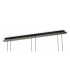 Linear Ceiling Pendant, 3 x E14 (Max 40W) Chrome Glass - 4